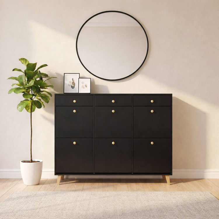 دستگیره چوبی تمام مشکی