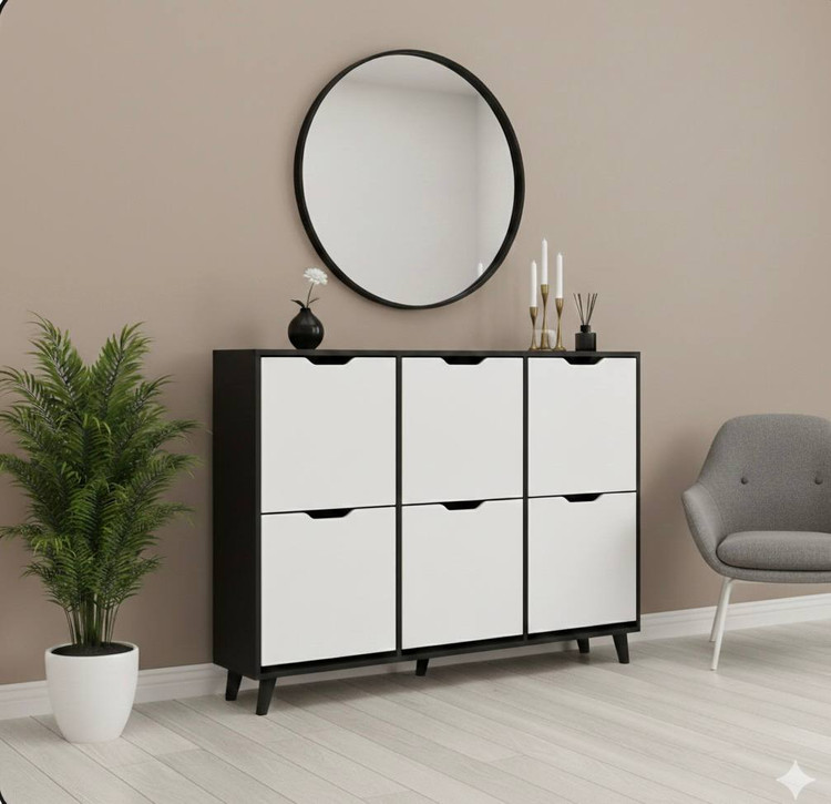 دستگیره منحنی سفید مشکی