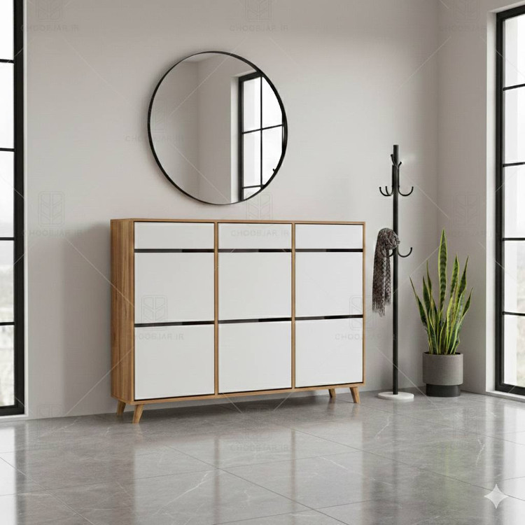 دستگیره مخفی سفید گردویی