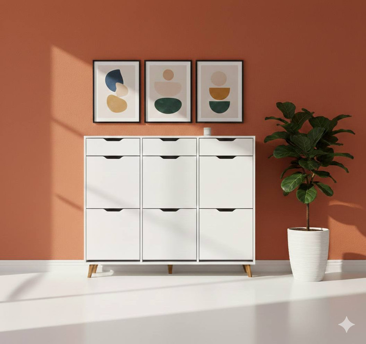 دستگیره منحنی تمام سفید