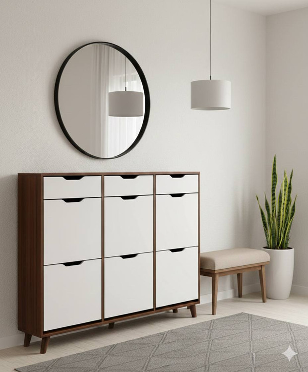 دستگیره منحنی سفید فندقی