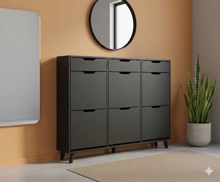 دستگیره منحنی تمام مشکی