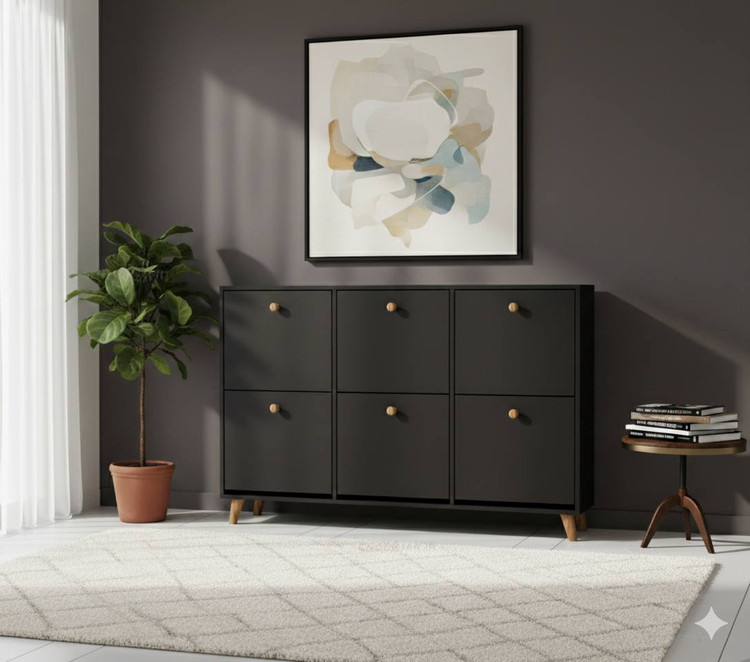 دستگیره چوبی تمام مشکی