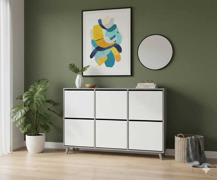 دستگیره مخفی سفید طوسی