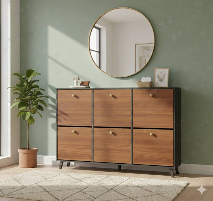 دستگیره چوبی مشکی فندقی