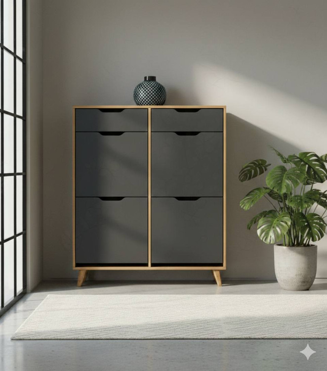 دستگیره منحنی طوسی گردویی