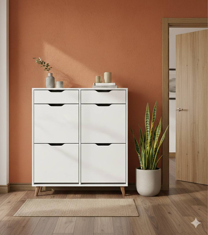 دستگیره منحنی تمام سفید